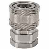 Snap-tite H Series Stainless Steel Coupler, Unvalved